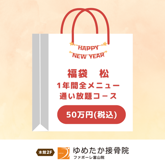 松／1年間全メニュー通い放題コース（ゆめたか接骨院）